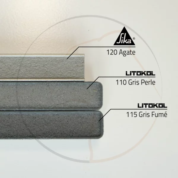 joint epoxy gris clair